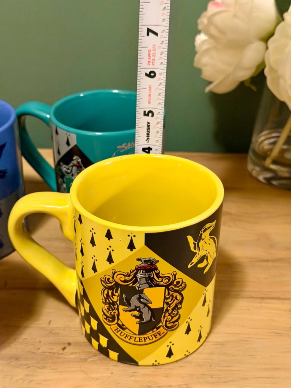 Harry Potter Mug Set Hedwig + Ravenclaw Slytherin Hufflepuff - Picture 10 of 11